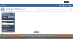 Desktop Screenshot of hotelqhcentroleon.com
